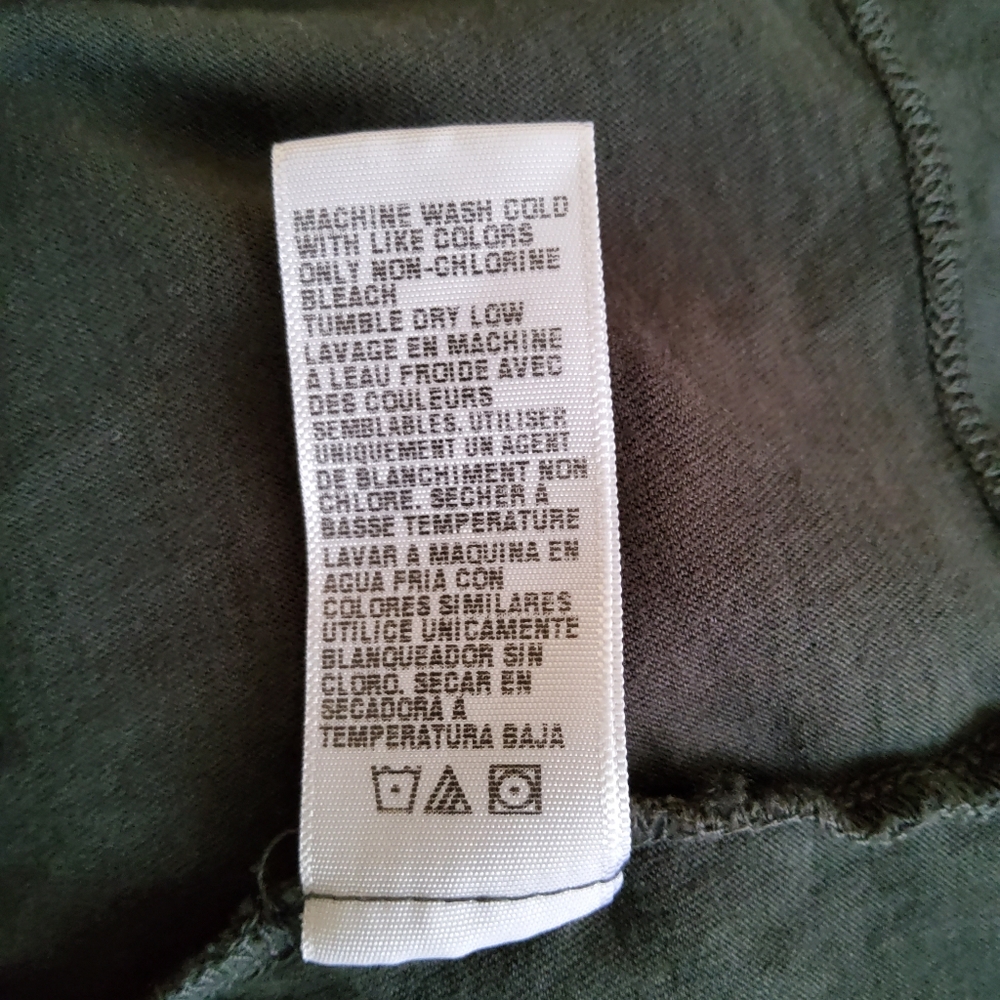 James Perse Crew Neck Tee Top Size L Grey New - Picture 9 of 9